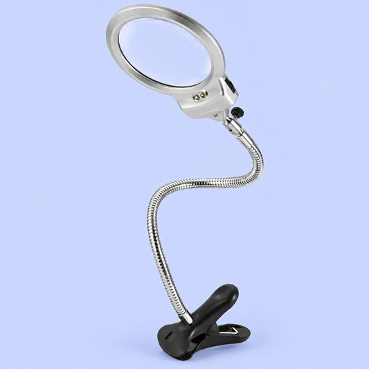 Loupe sur flexible à pince