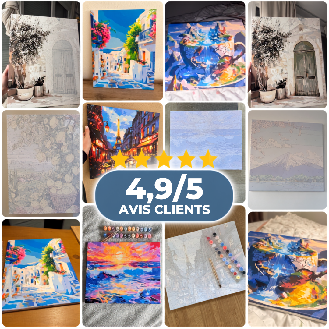 Peintures réalisées et en cours chez nos clientes Sinestesia